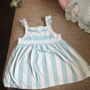 First Impressions Blue and White Striped Sundress for Girls